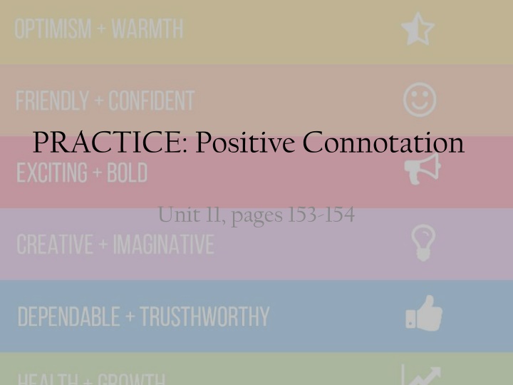 Practice Positive Connotation in Tourism Marketing