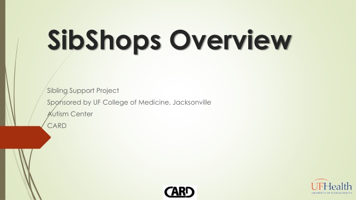 SibShops: Supporting Siblings of Children with Disabilities