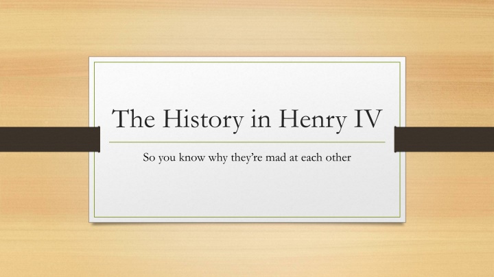 The Intrigues and Battles in Henry IV: A Dramatic Saga