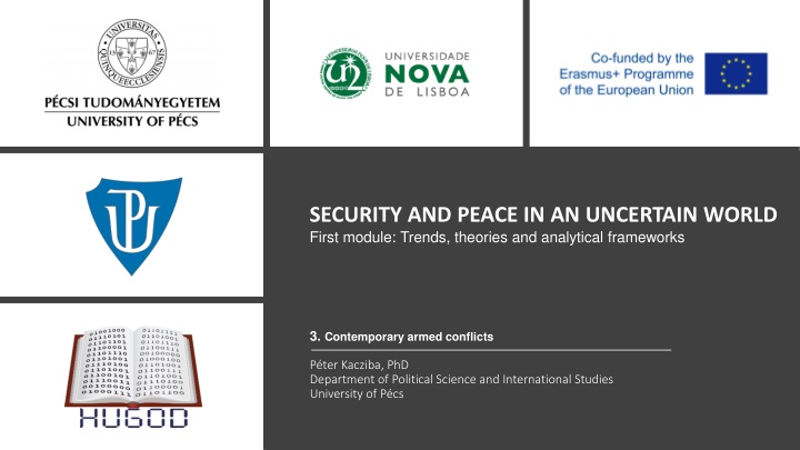 Trends, Theories, and Analytical Frameworks in Contemporary Armed Conflicts