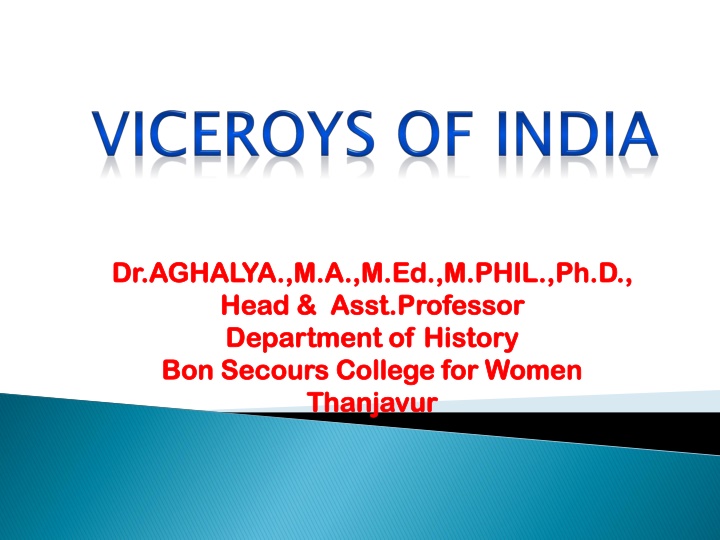 Life and Achievements of Dr. Aghalya - A Pioneer in Indian History