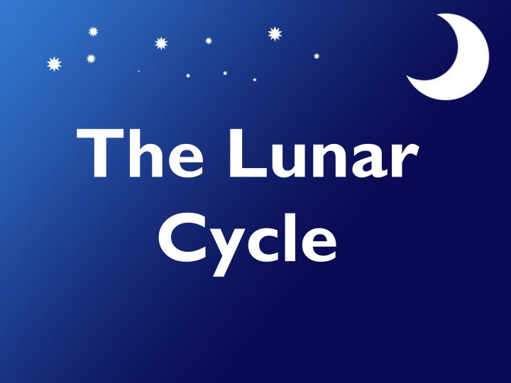 The Phases of the Moon and the Lunar Cycle