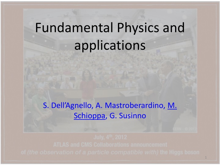 Advances in Experimental Particle Physics and Metrology Technologies