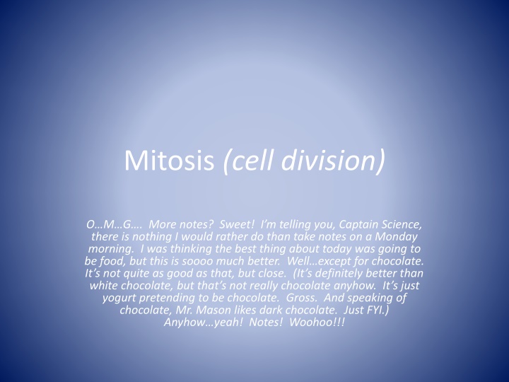 Comprehensive Notes on Mitosis and Cell Division Process