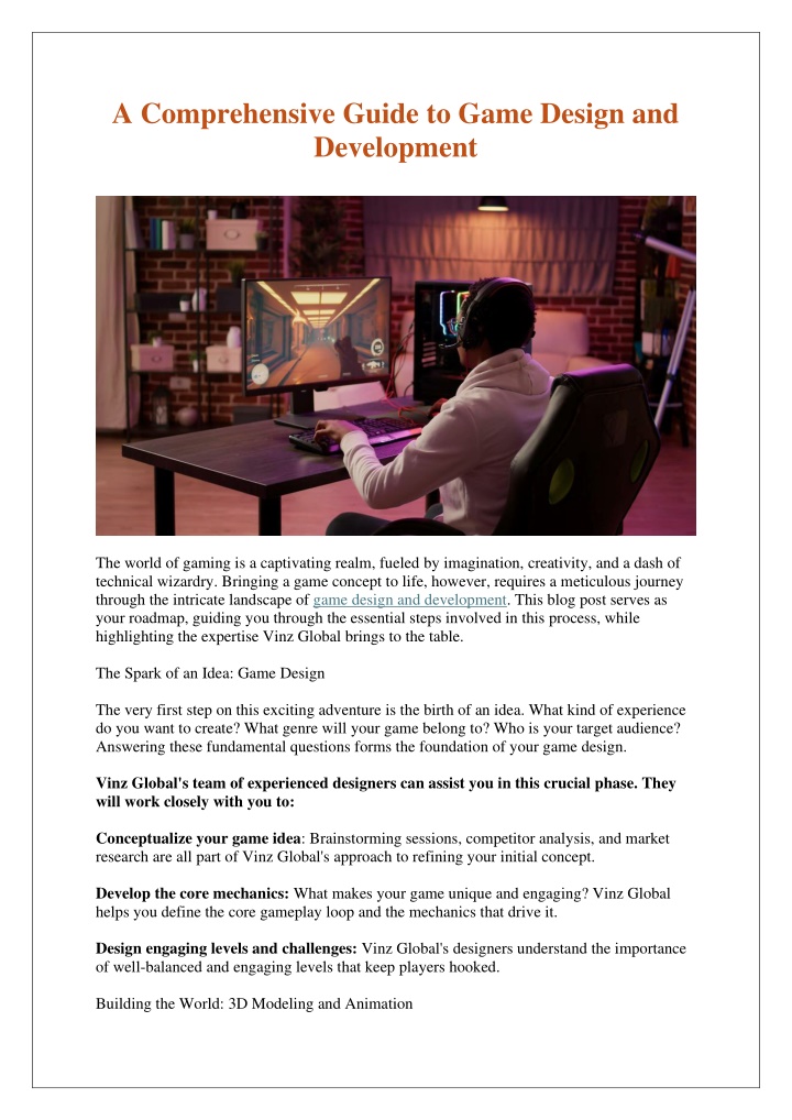 a comprehensive guide to game design n.w