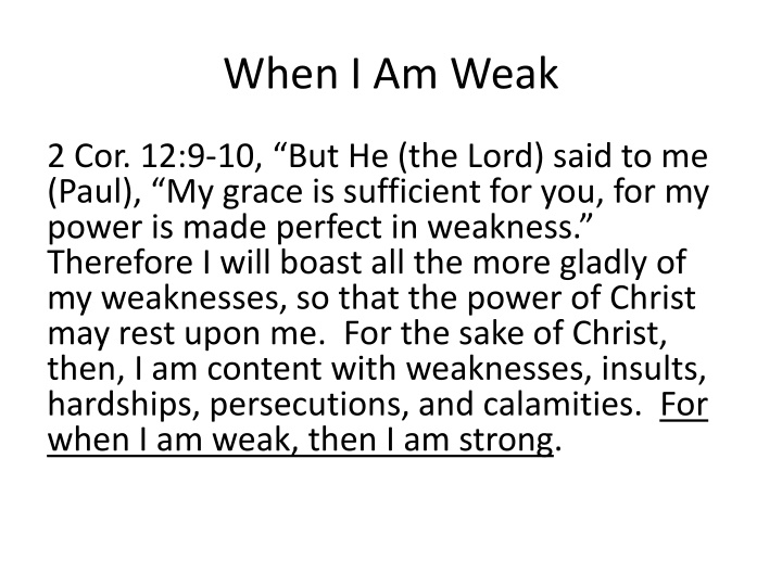 Embracing Weakness: The Power of Vulnerability in Faith