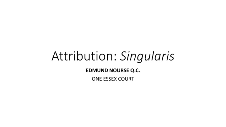 Company Attribution Rules in Legal Proceedings