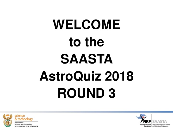 SAASTA AstroQuiz 2018 Round 3