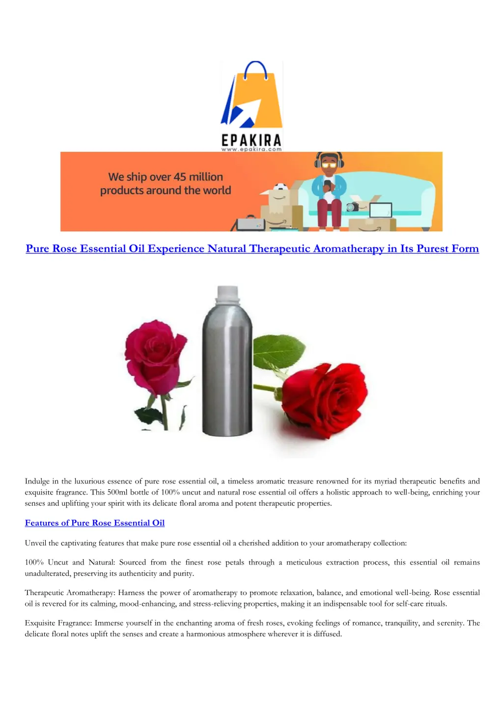 pure rose essential oil experience natural n.