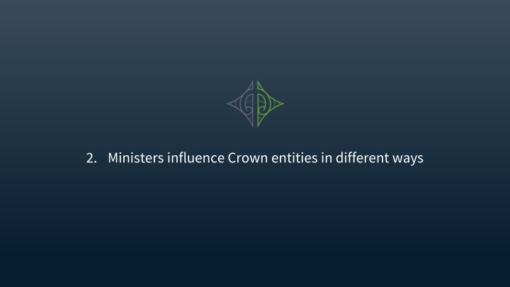 Ministers' Influence on Crown Entities through Strategic Processes