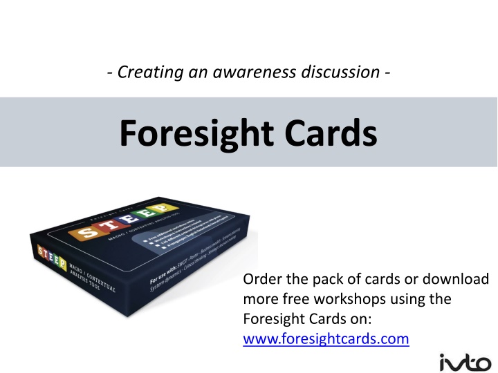 Future Trends and Perspectives with Foresight Cards