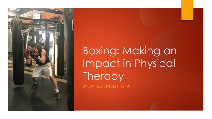 The Impact of Boxing in Physical Therapy: A Non-Traditional Approach