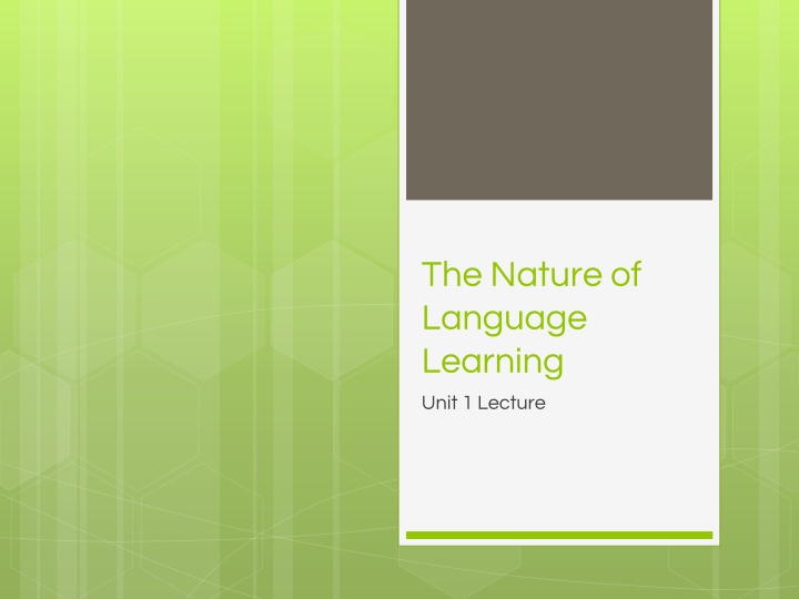 Insights into Language Learning: Children vs. Adults
