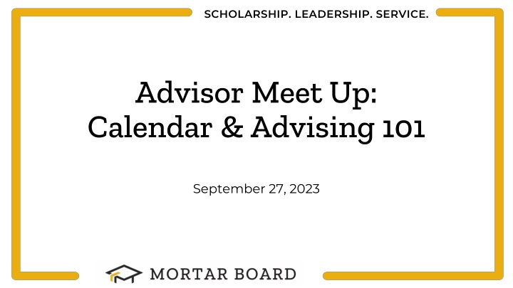 Empowering Scholars and Leaders: Mortar Board's Legacy of Service and Leadership