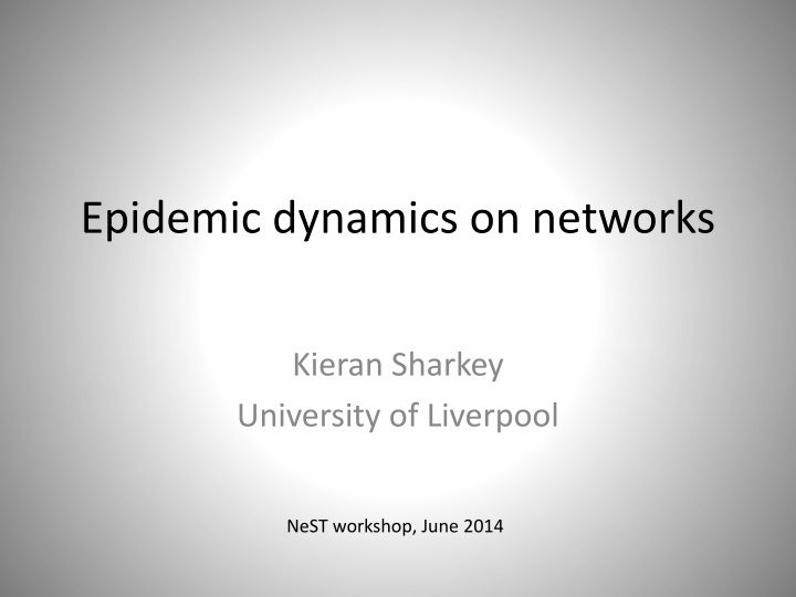 Epidemic Dynamics on Networks: Insights and Models