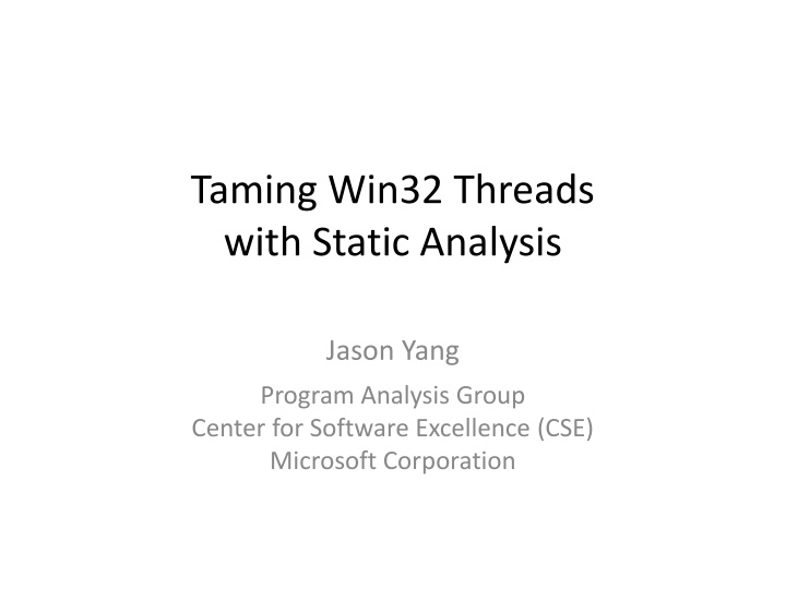 Challenges and Solutions in Win32 Multithreading