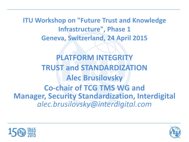 Ensuring Platform Integrity and Trust in Cloud Computing Environments
