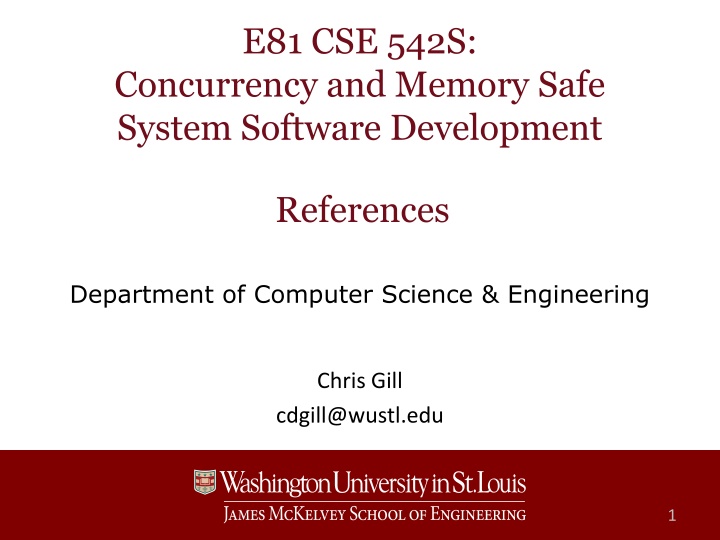 Rust References and Memory Safety in System Software Development