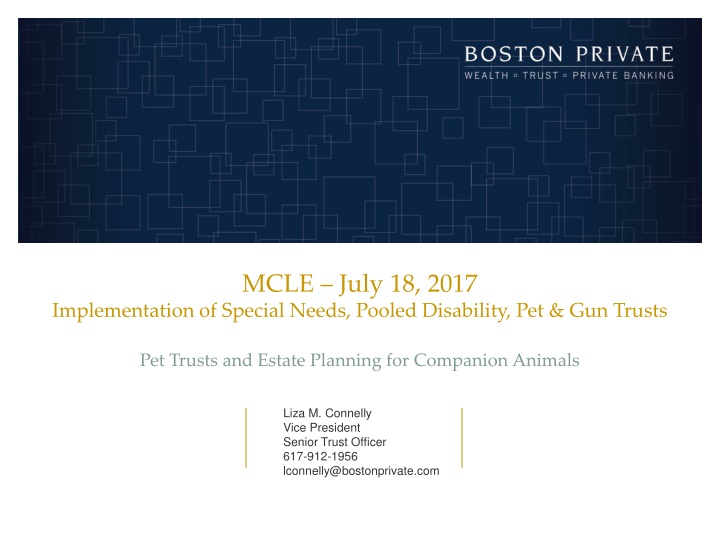 Pet Trusts and Estate Planning: Implementation Insights