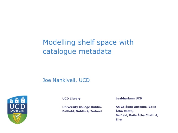 Shelf Space Management Through Metadata Analysis