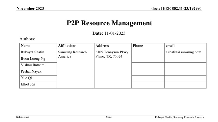 Enhancing P2P Resource Management in IEEE 802.11 Networks