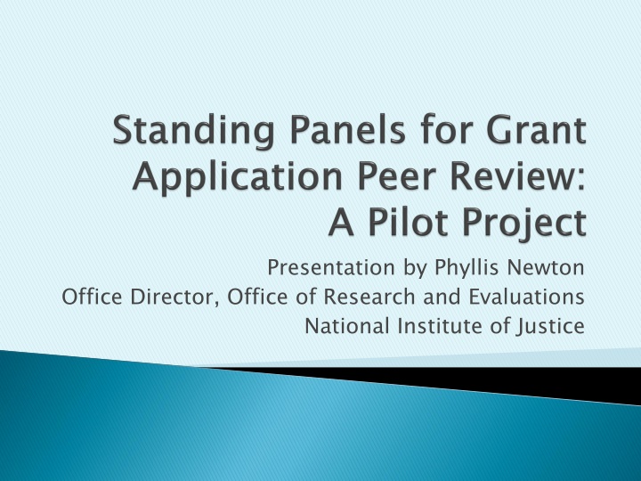 Enhancing Scientific Review Processes in Research: Insights from the National Institute of Justice