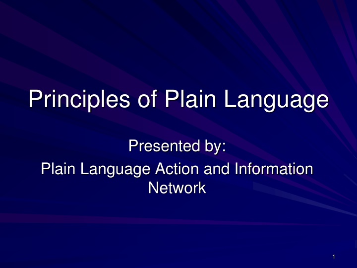 Plain Language: Techniques, Examples, and Mandates