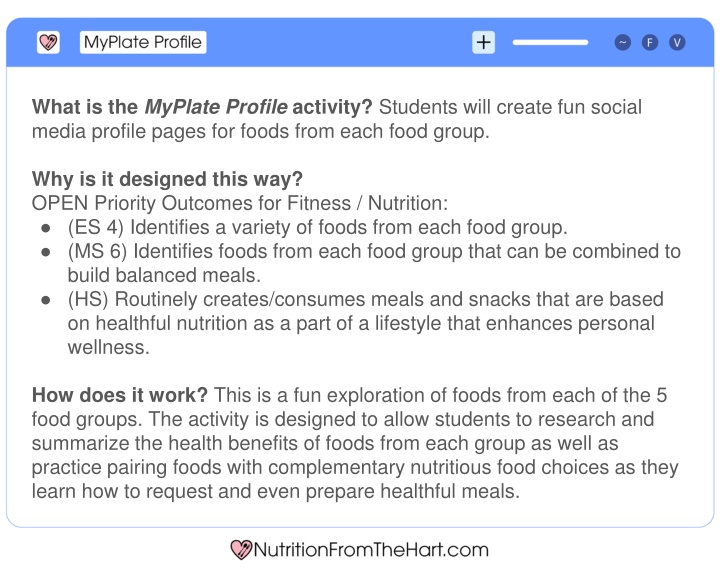 Fun Food Facts and Activities for Healthy Nutrition Education