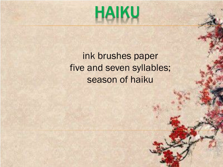 The Essence of Haiku Poetry