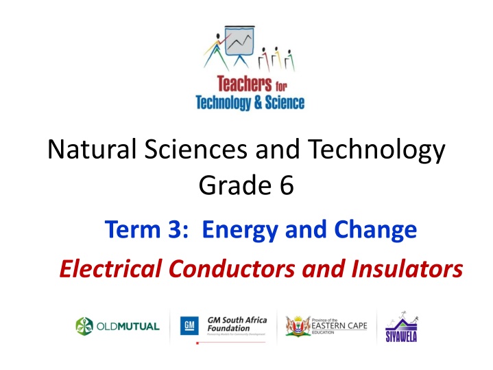Electrical Conductors and Insulators in Grade 6 Natural Sciences and Technology