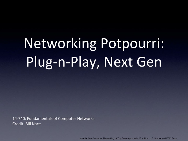 Fundamentals of Computer Networks