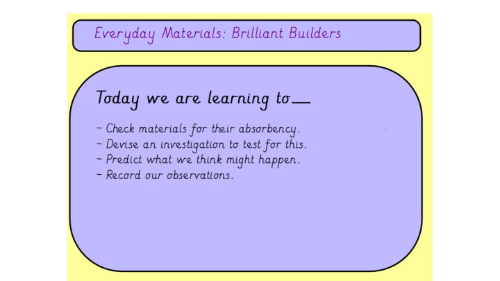Test Methods for Absorbency Investigation