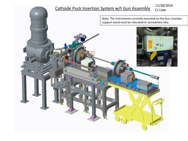 Development Status Update for Cathode Puck Insertion System