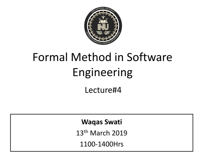 Set Theory in Software Engineering Lecture