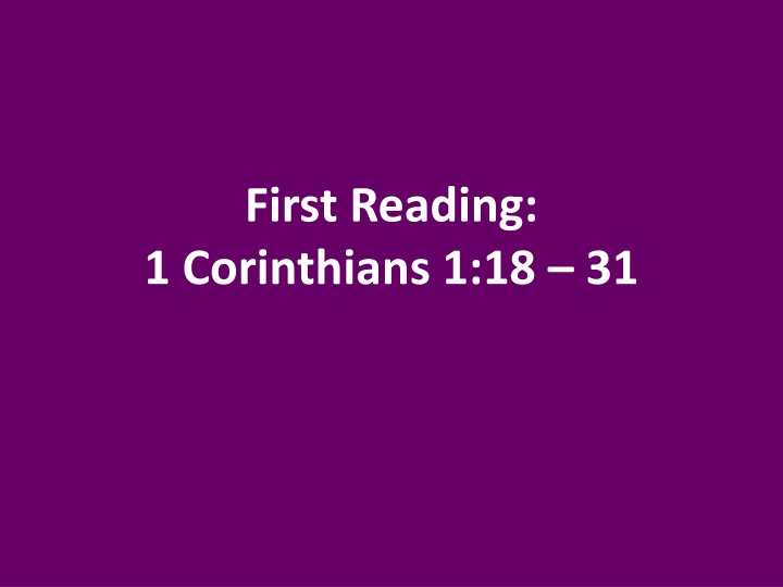 Reflections on Wisdom and Salvation in 1 Corinthians