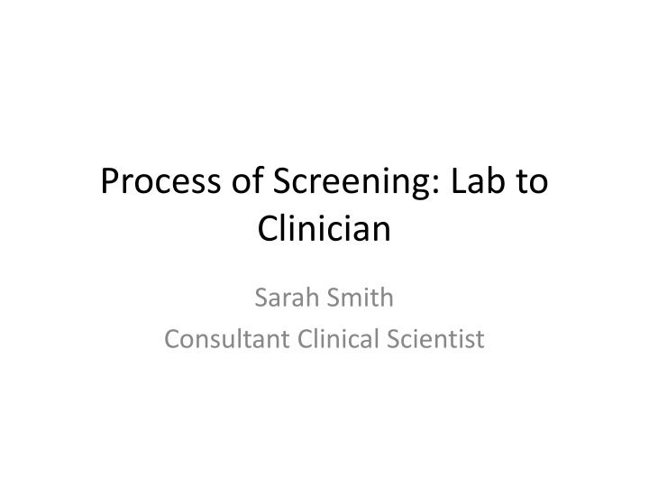 Efficient Baby Screening and Referral Process Overview