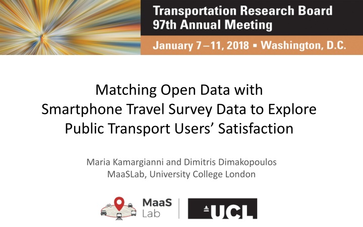 Matching Open Data with Smartphone Travel Survey Data for Public Transport Users Satisfaction