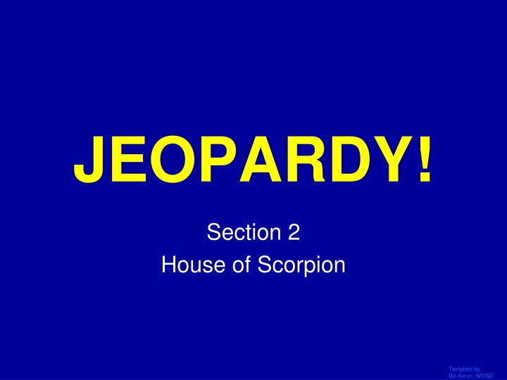 House of Scorpion Jeopardy Review Questions