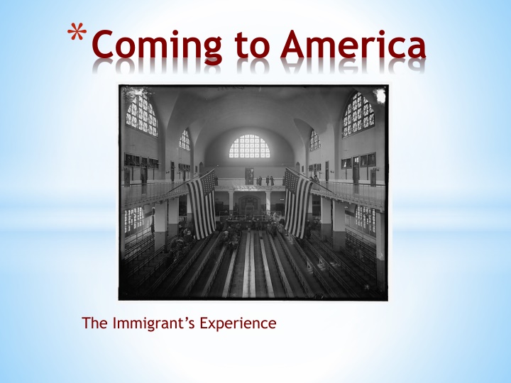 The Immigration Experience in America: Challenges and Opportunities