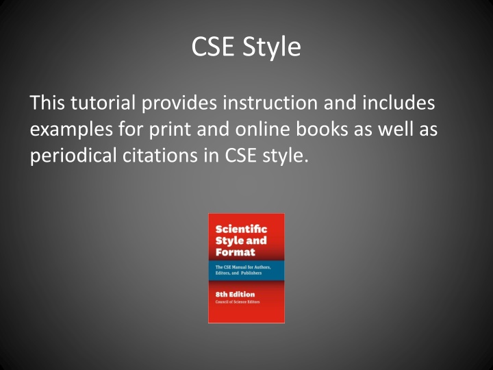 Mastering CSE Style: A Comprehensive Guide with Examples