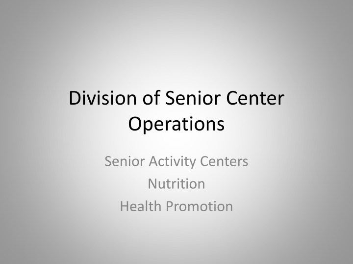Enhancing Senior Wellness Through Dynamic Programs and Activities