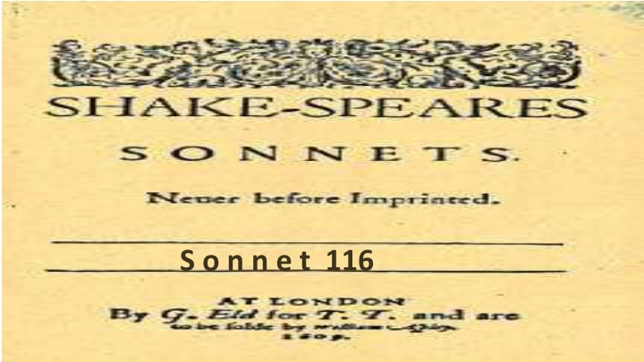 Shakespearean Sonnets: Love, Structure, and Life of William Shakespeare