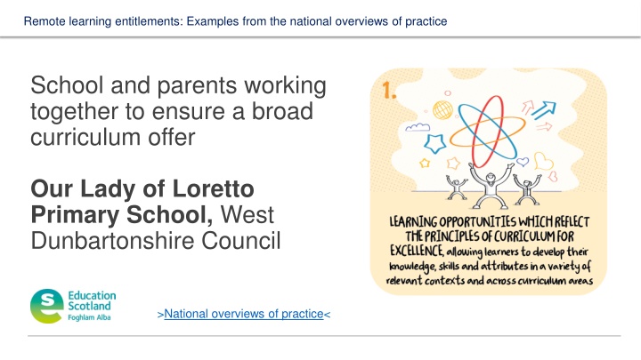Remote Learning Entitlements: Examples from National Overviews of Practice