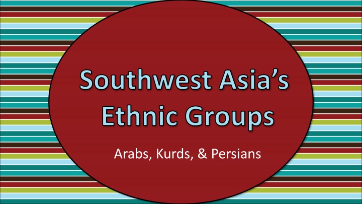 Diversity of Ethnic and Religious Groups in Southwest Asia