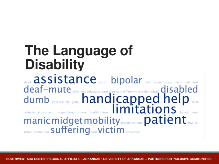 Promoting Inclusive Language in Disability Discourse