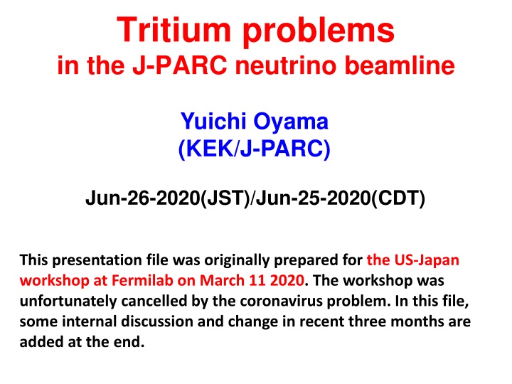 Tritium Problems in J-PARC Neutrino Beamline - Recent Developments and Future Implications