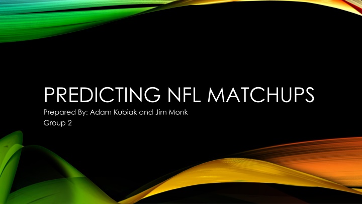 Analyzing NFL Matchups: Predictive Models and Insights
