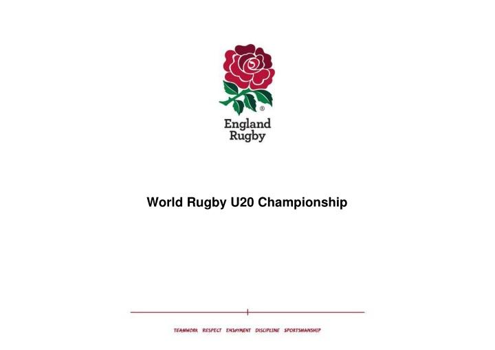 World Rugby U20 Championship 2016 Campaign Overview