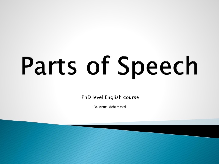 Essential Elements of English Grammar Explained by Dr. Amna Mohammed