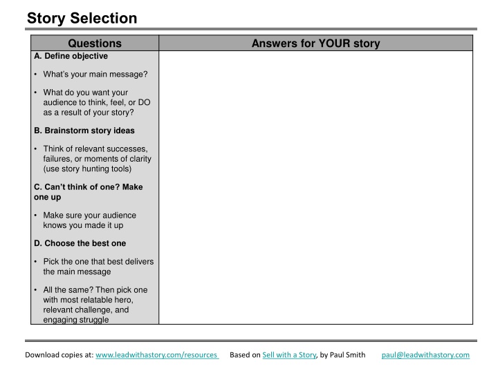 Crafting Compelling Stories: A Guide to Effective Communication